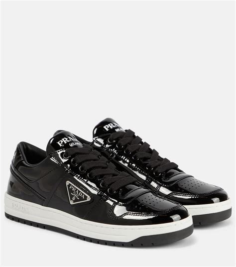 cheap patent leather prada sneakers|prada downtown patent leather sneakers.